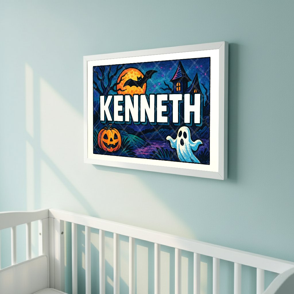 Personalized name art for Kenneth