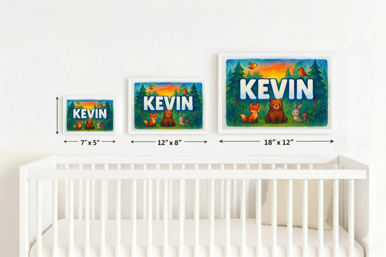 Personalized name art for Kevin