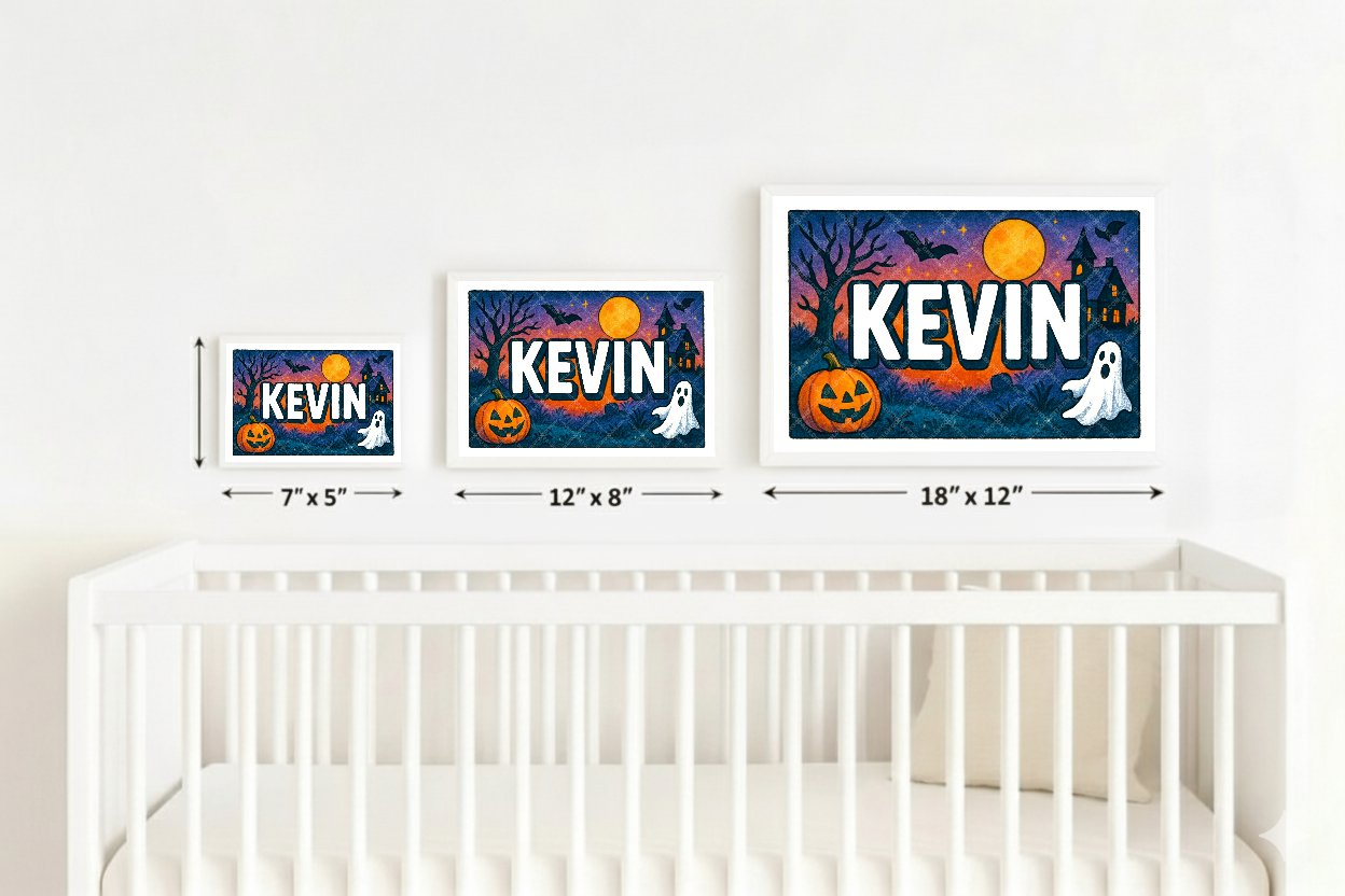Personalized name art for Kevin