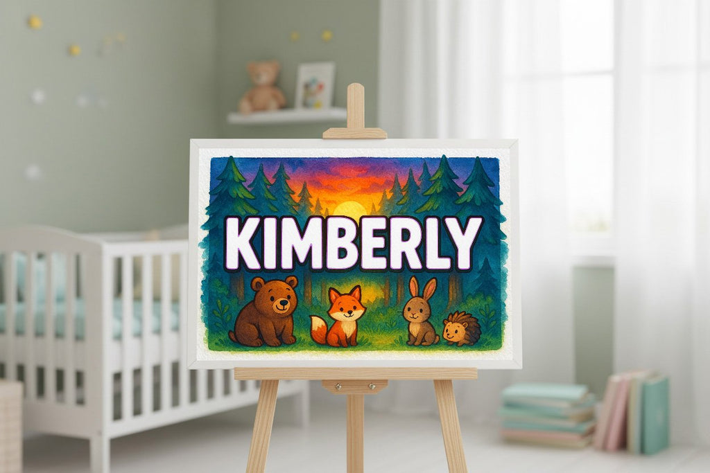Personalized name art for Kimberly