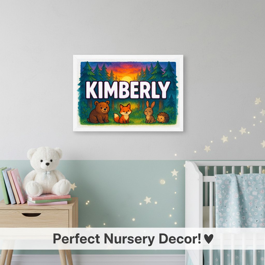 Personalized name art for Kimberly