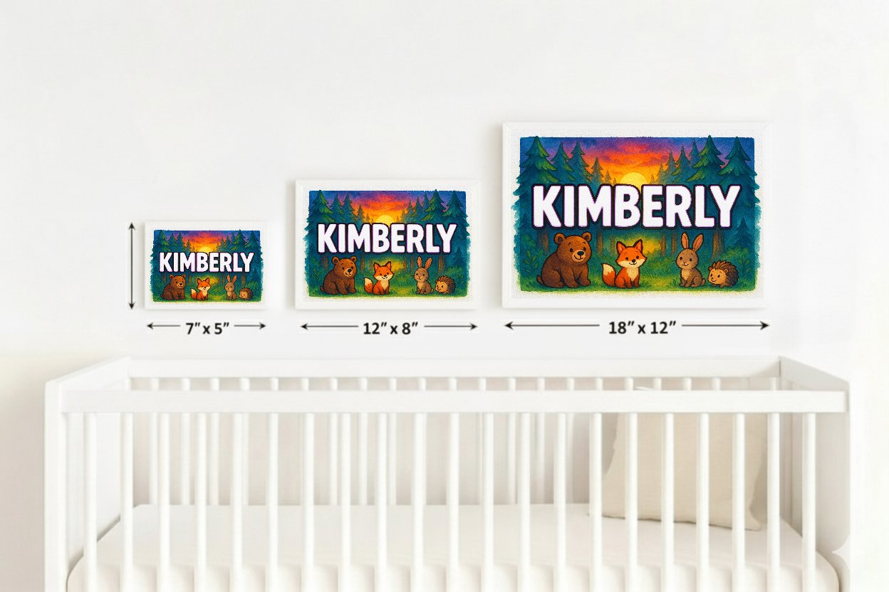 Personalized name art for Kimberly