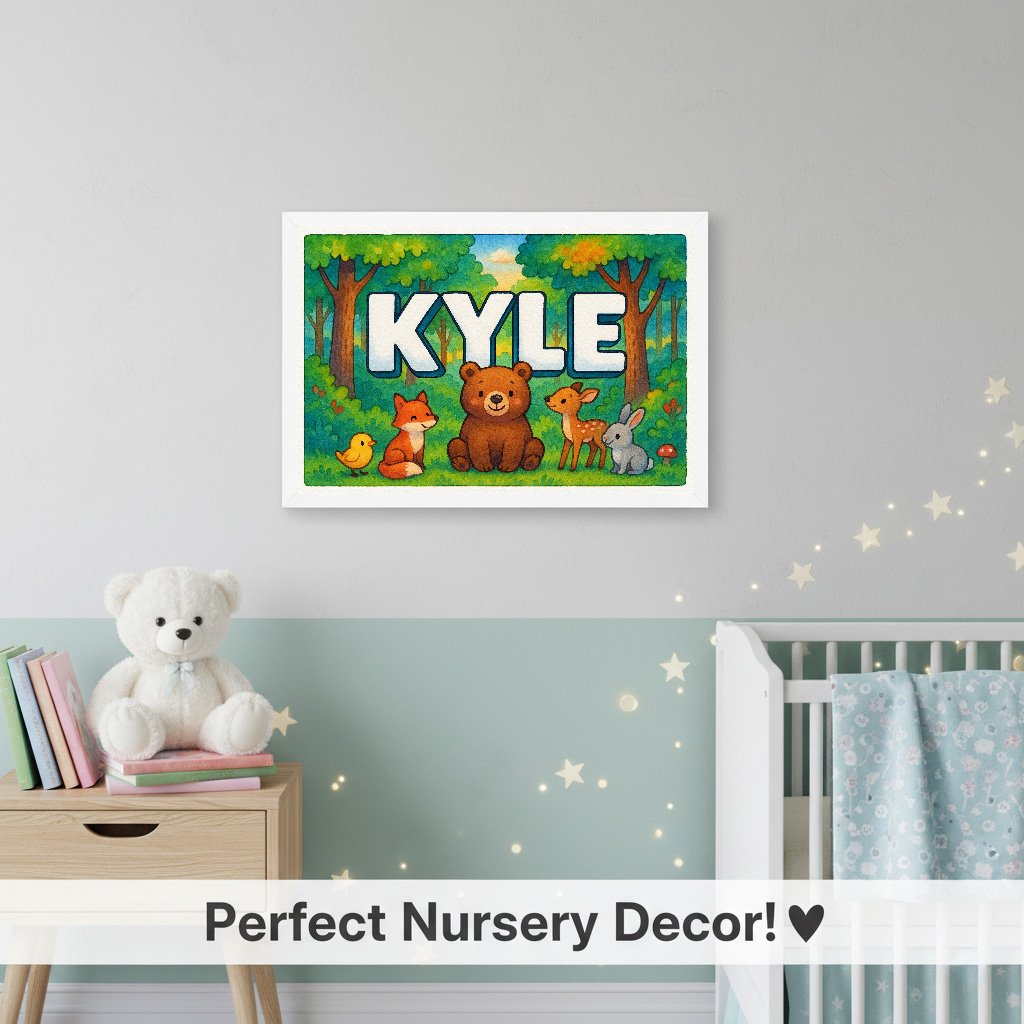Personalized name art for Kyle