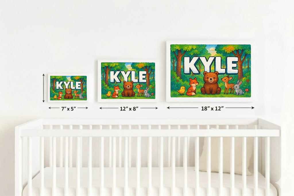 Personalized name art for Kyle