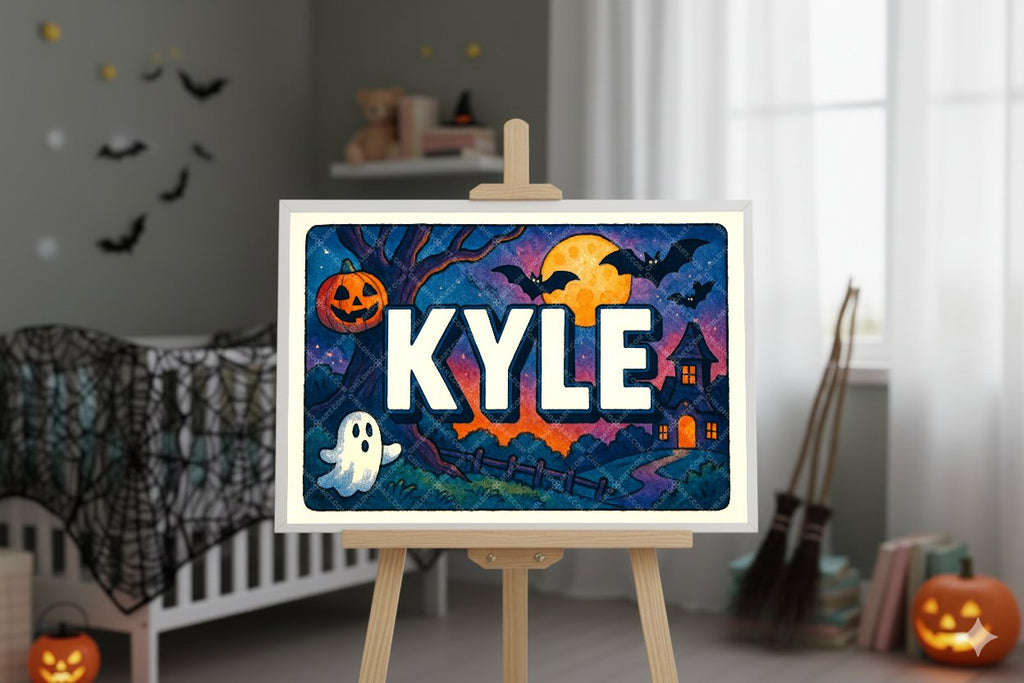 Personalized name art for Kyle