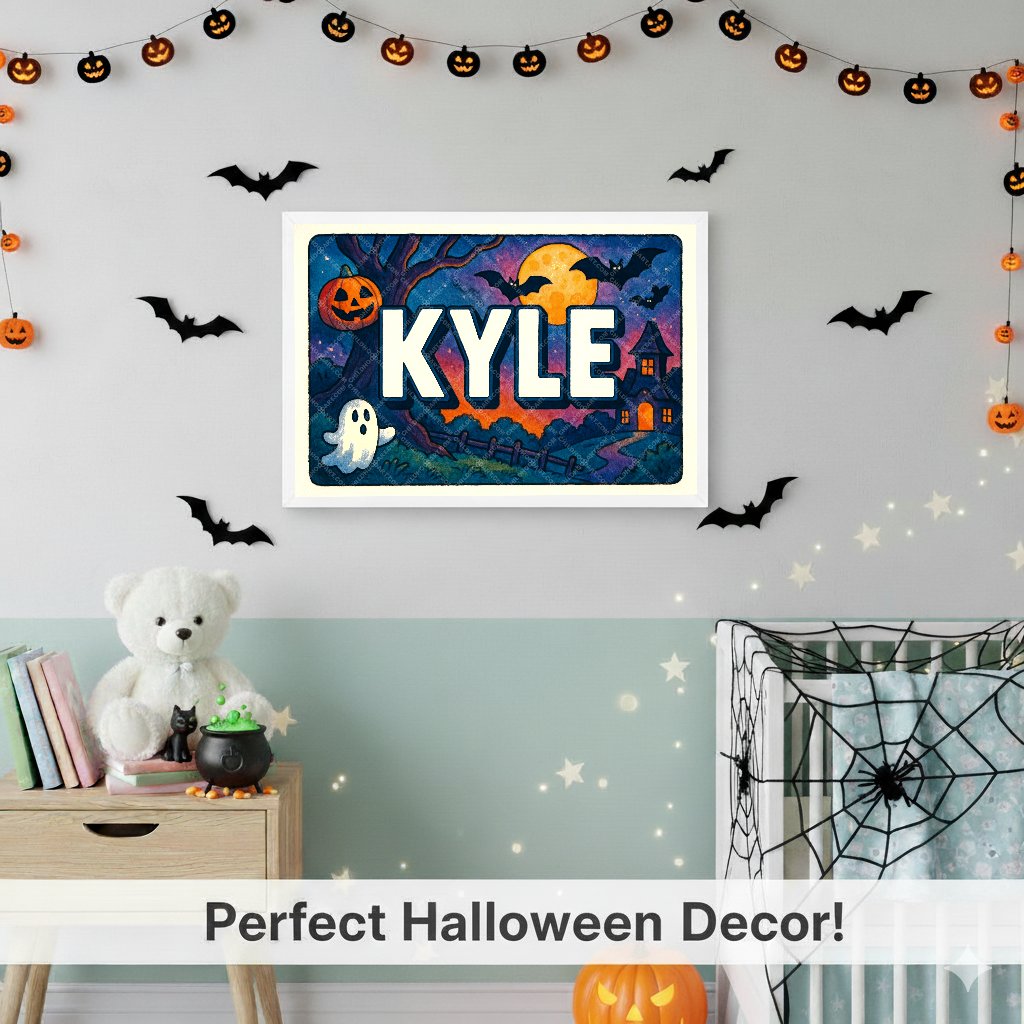 Personalized name art for Kyle