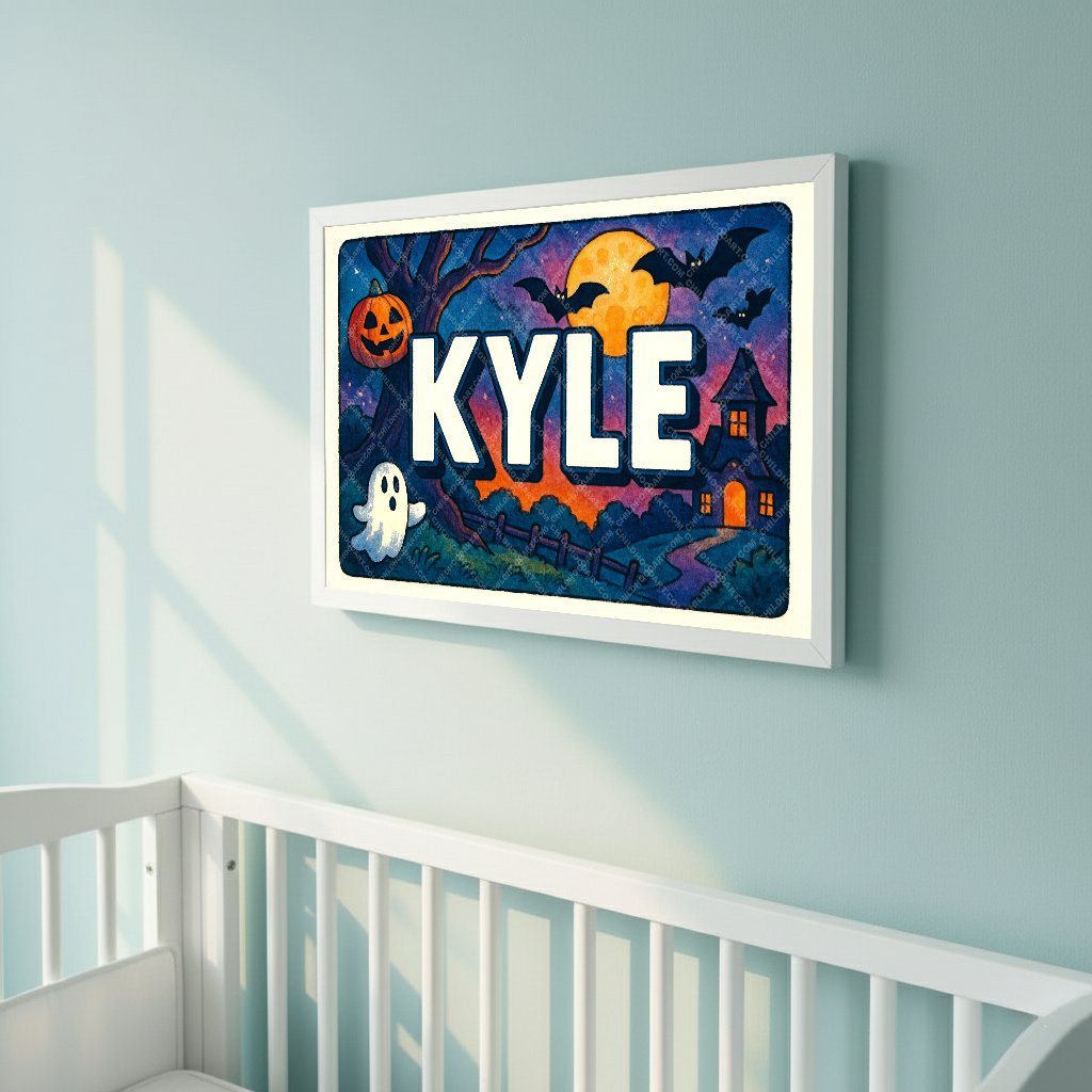 Personalized name art for Kyle