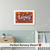 Calm personalized name art for Lainey