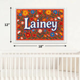 Calm personalized name art for Lainey