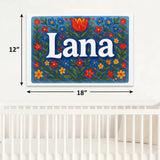 Calm personalized name art for Lana