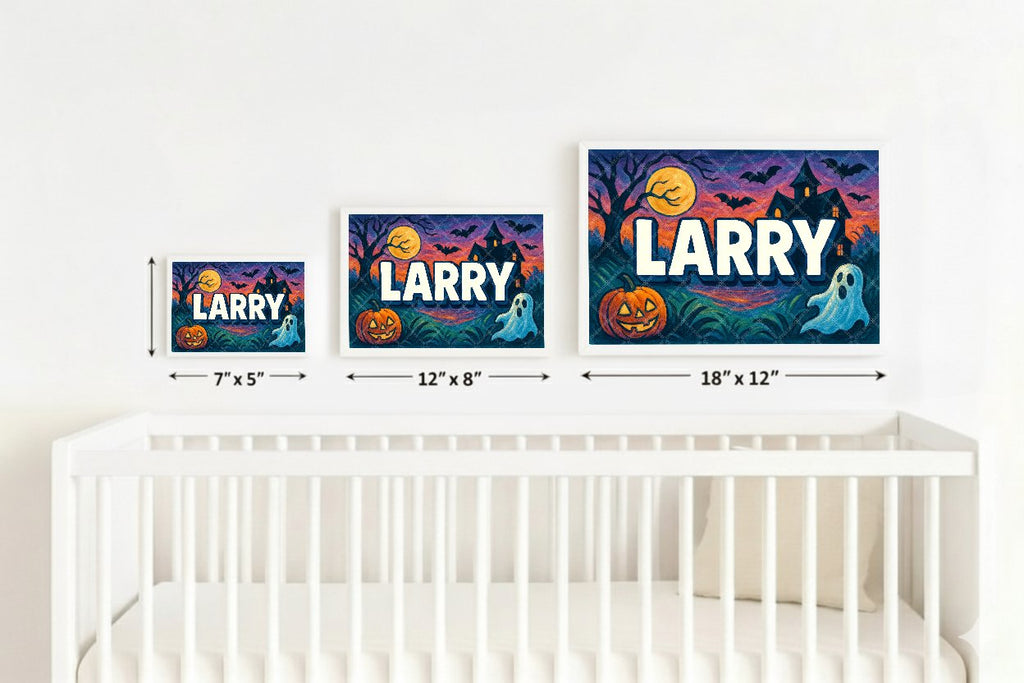 Personalized name art for Larry