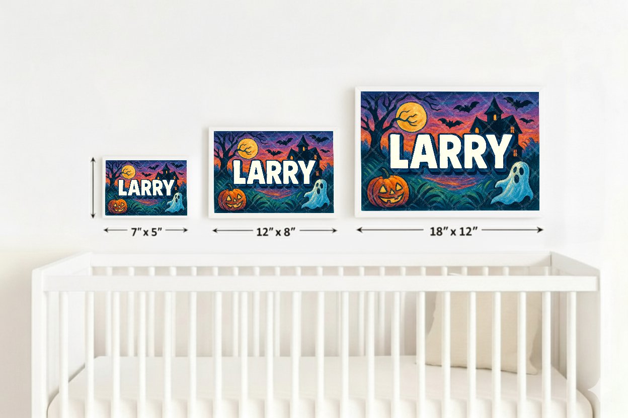 Personalized name art for Larry