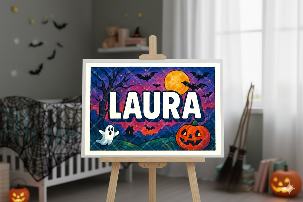 Personalized name art for Laura