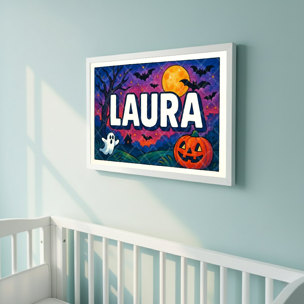 Personalized name art for Laura