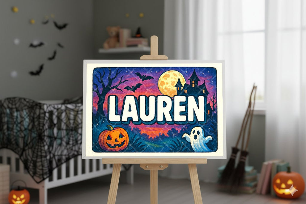 Personalized name art for Lauren