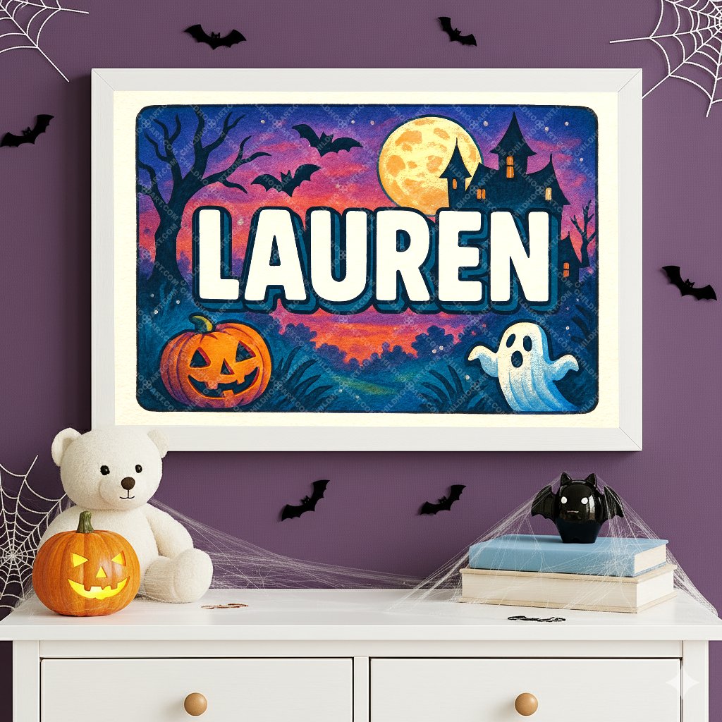 Personalized name art for Lauren