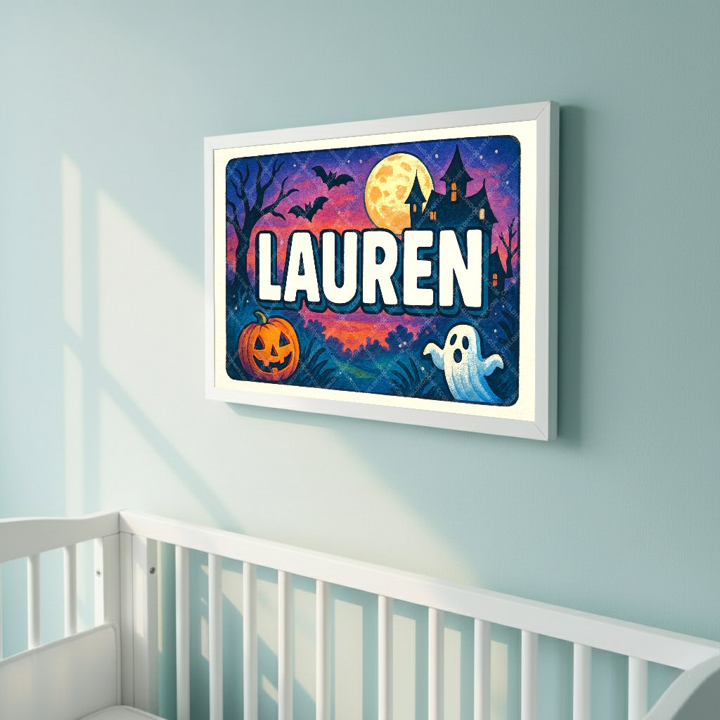 Personalized name art for Lauren
