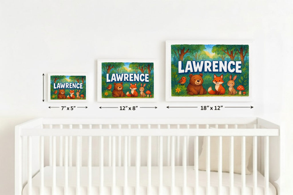 Personalized name art for Lawrence