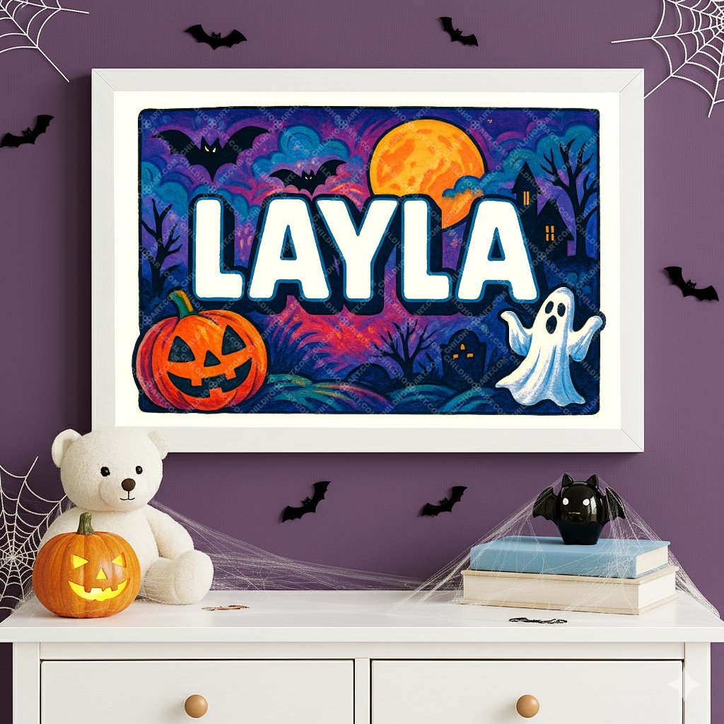 Personalized name art for Layla