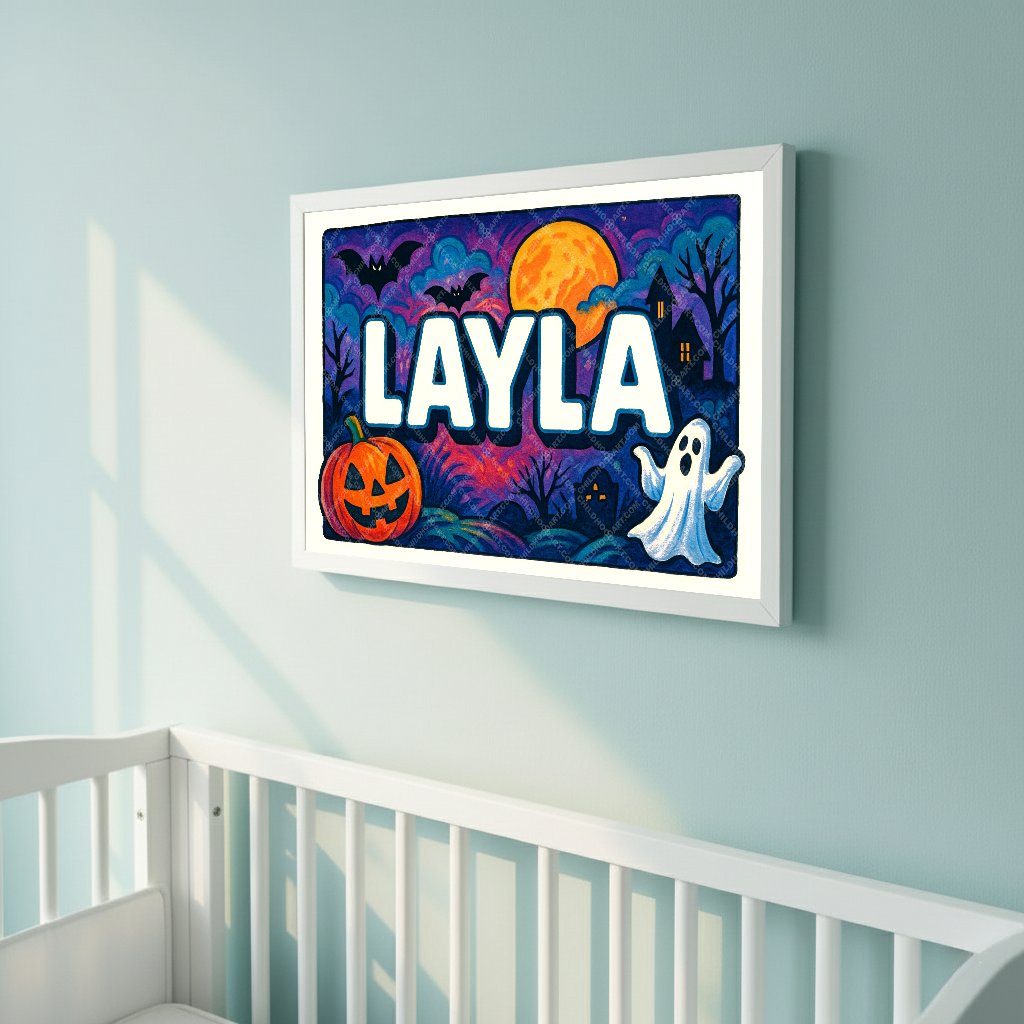Personalized name art for Layla