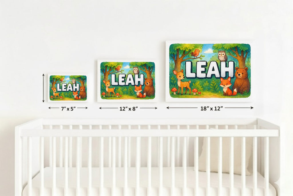 Personalized name art for Leah
