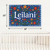 Calm personalized name art for Leilani