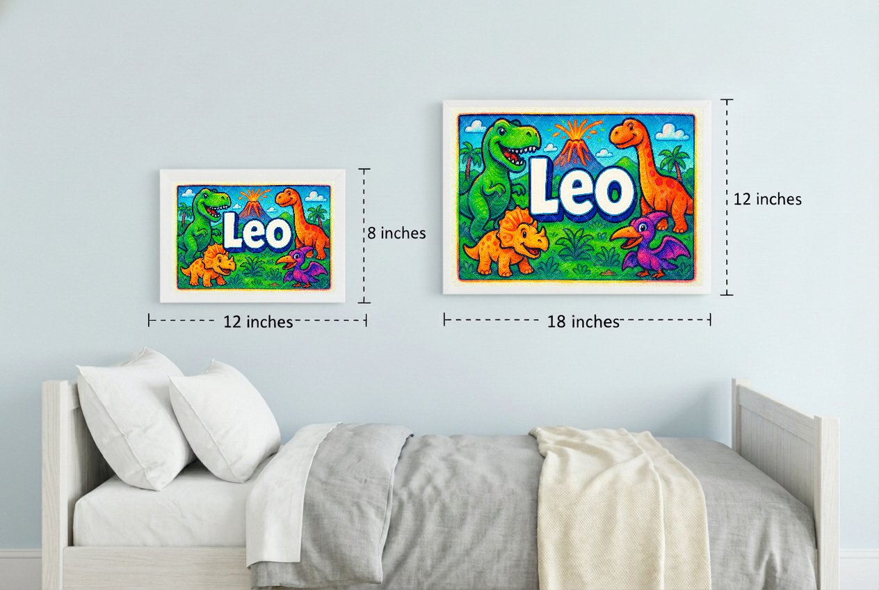 Personalized name art for Leo