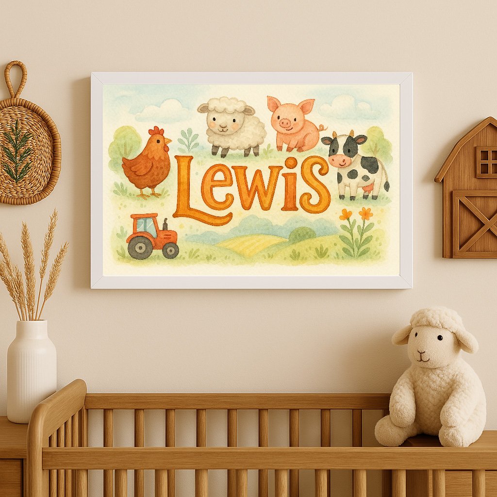 Lewis''s Customized Farm Name Art 04