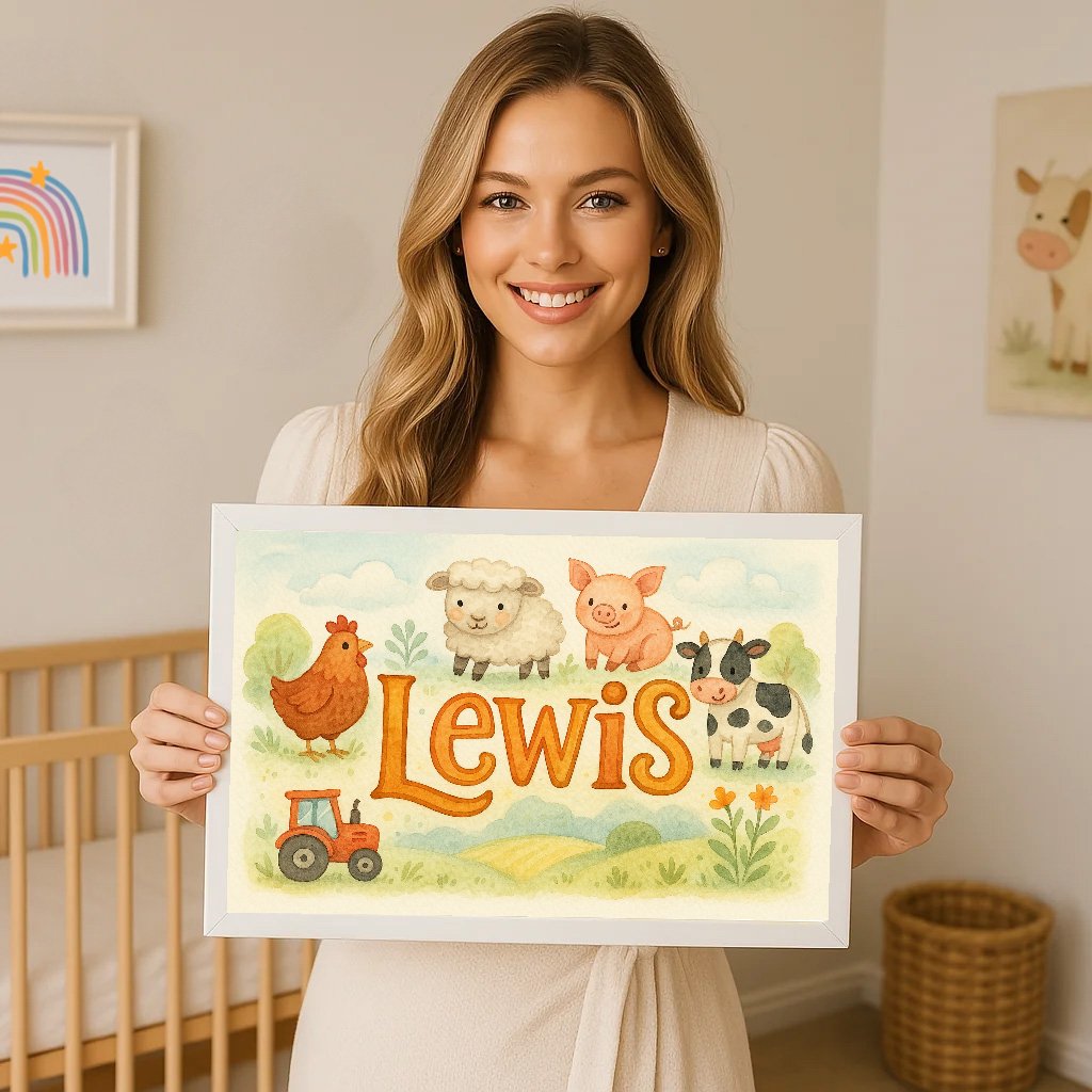Lewis''s Customized Farm Name Art 04