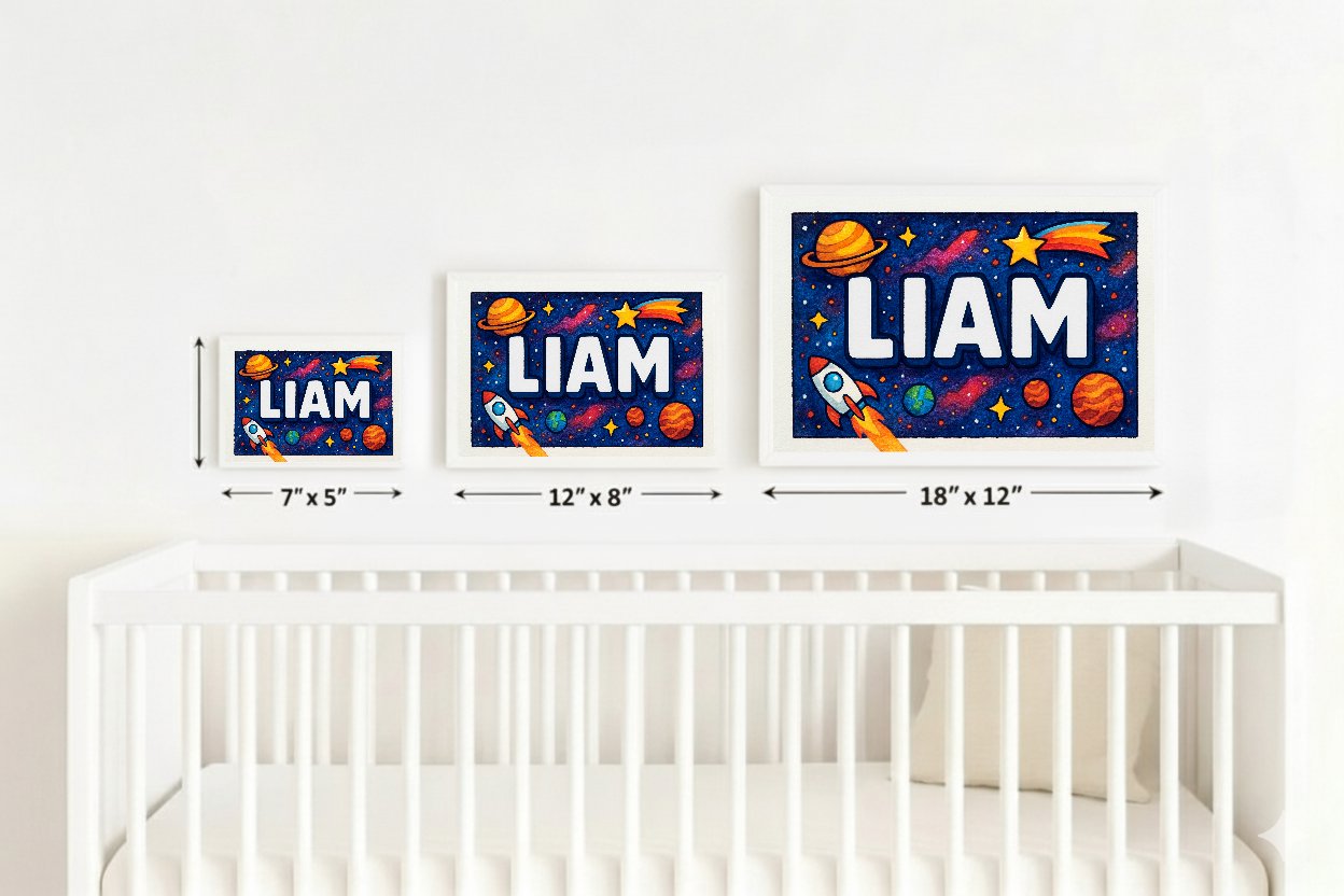 Personalized name art for Liam