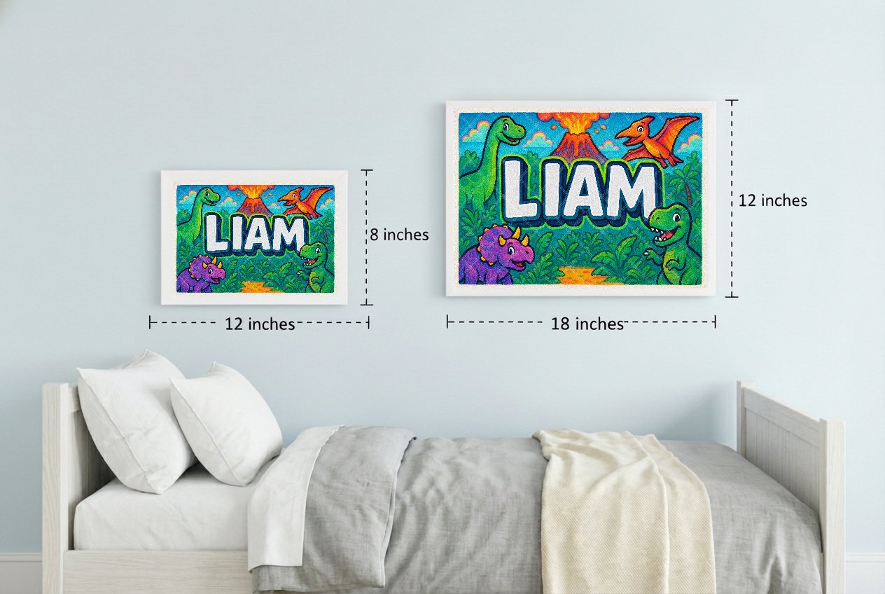 Personalized name art for Liam