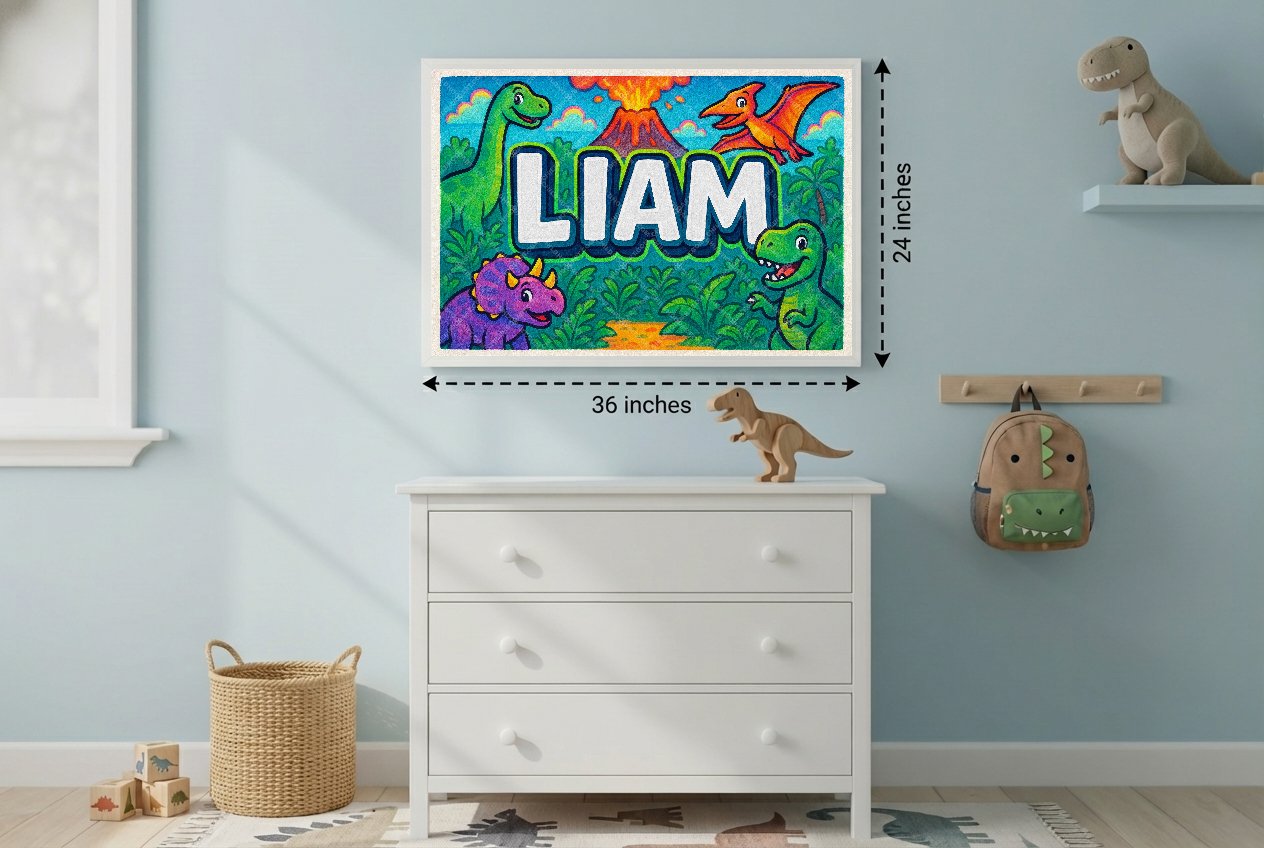 Personalized name art for Liam