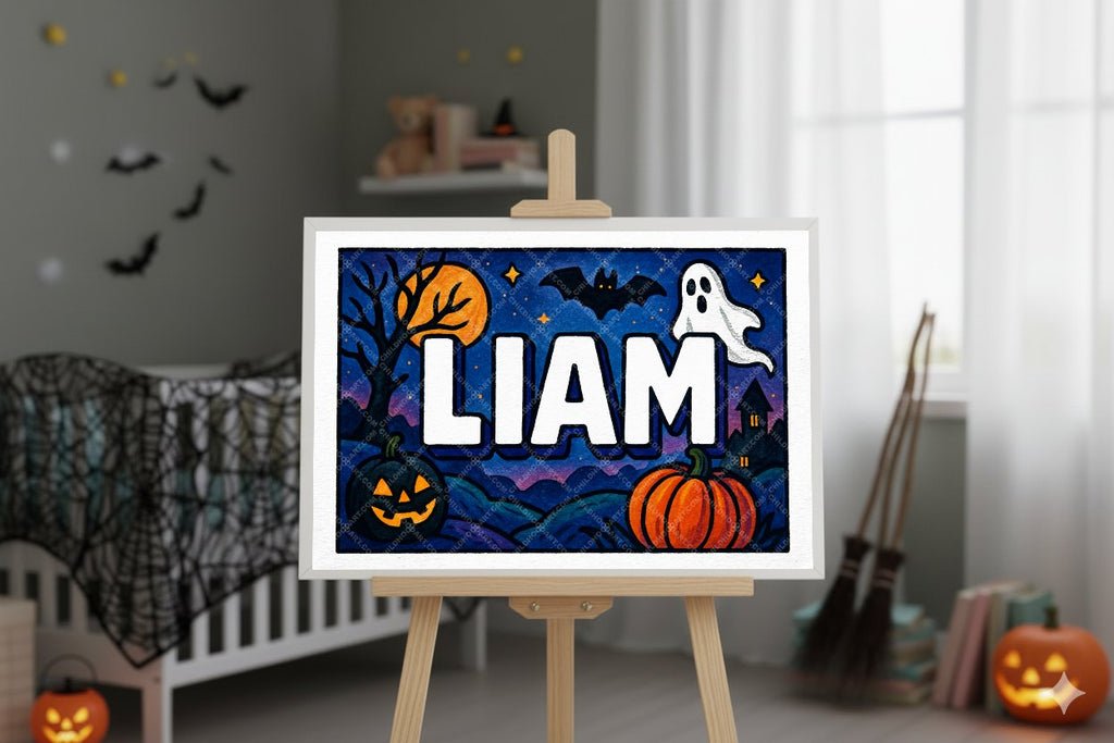 Personalized name art for Liam