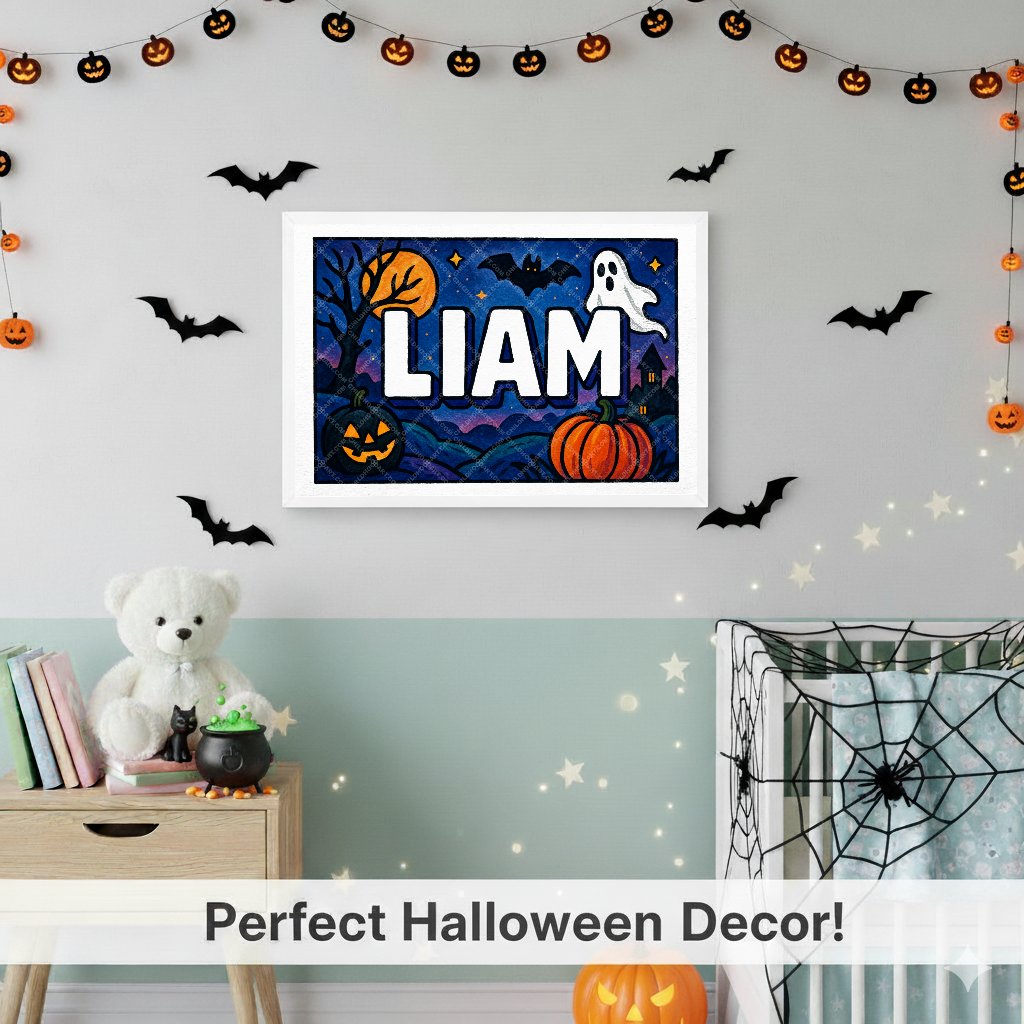 Personalized name art for Liam