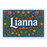 Calm personalized name art for Lianna