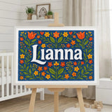 Calm personalized name art for Lianna