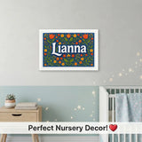Calm personalized name art for Lianna
