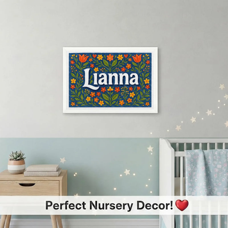 Calm personalized name art for Lianna
