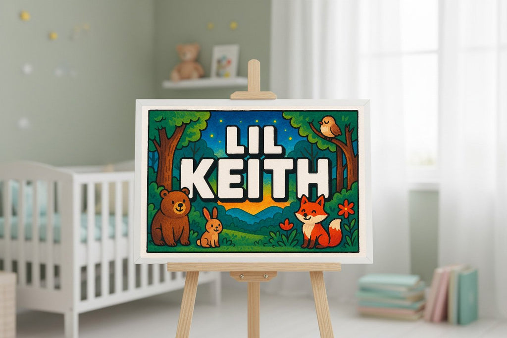 Personalized name art for LilKeith