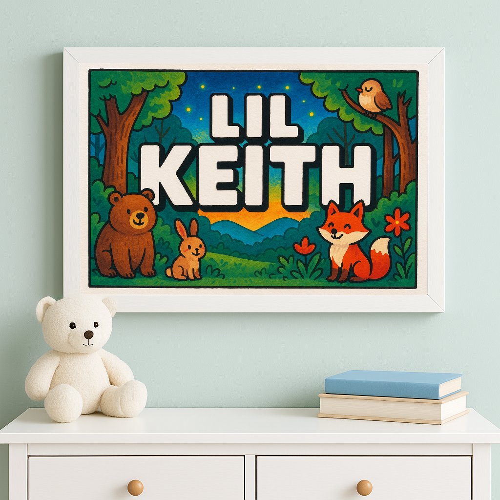 Personalized name art for LilKeith
