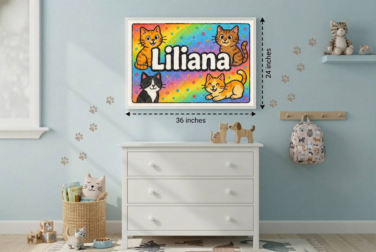 Personalized name art for Liliana