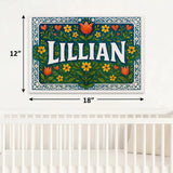 Calm personalized name art for Lillian