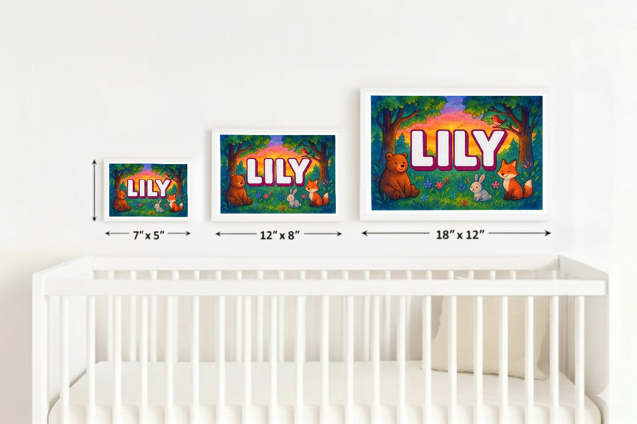 Personalized name art for Lily