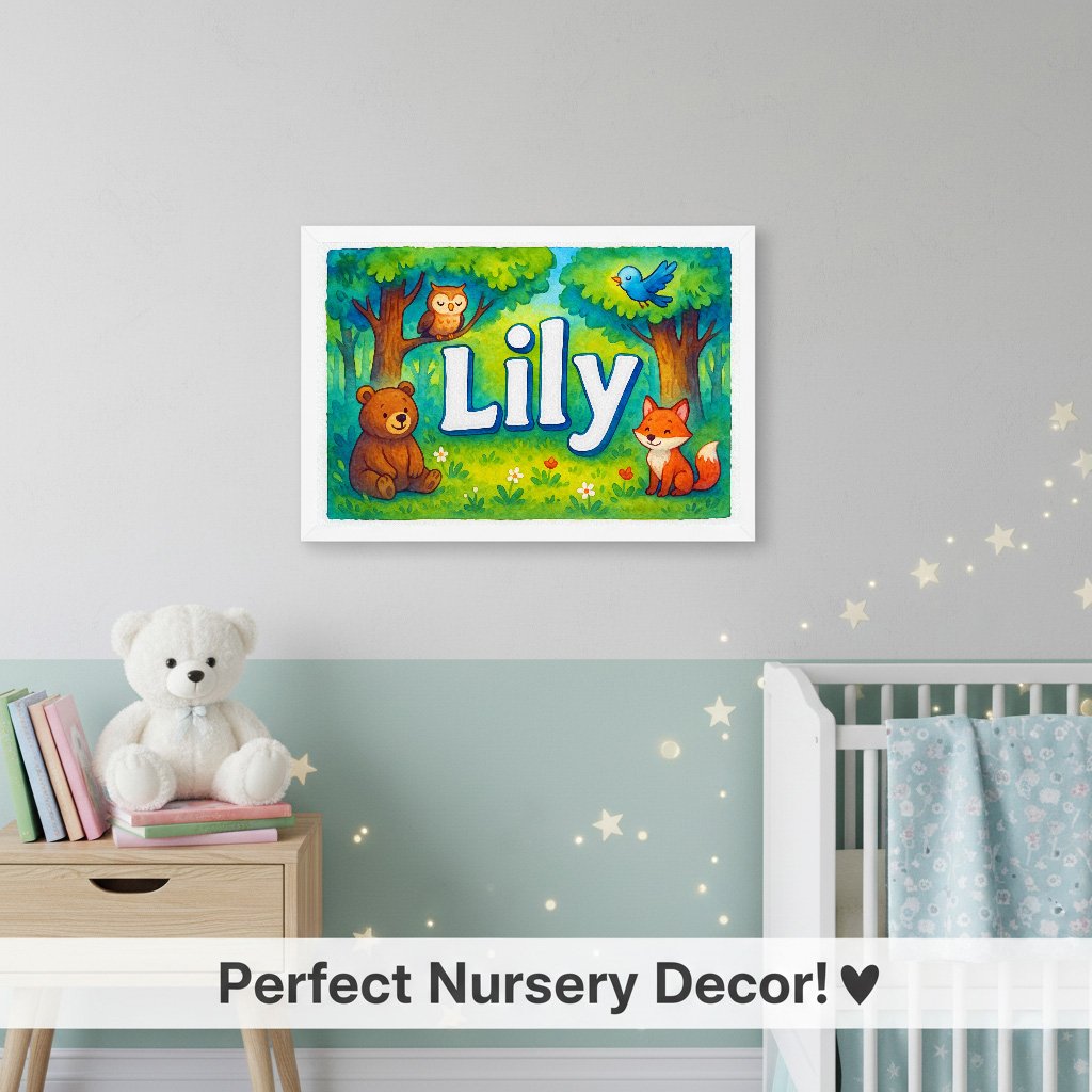 Personalized name art for Lily