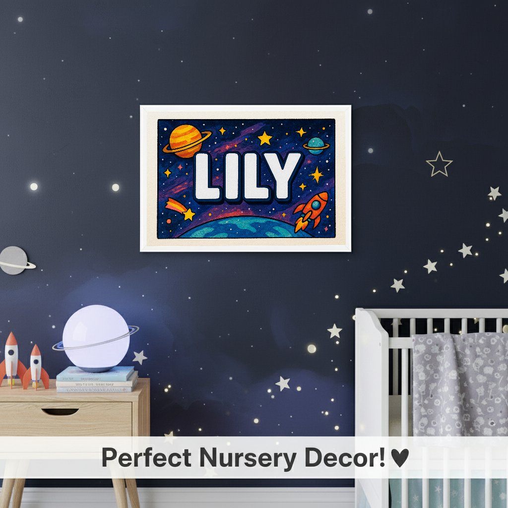 Personalized name art for Lily