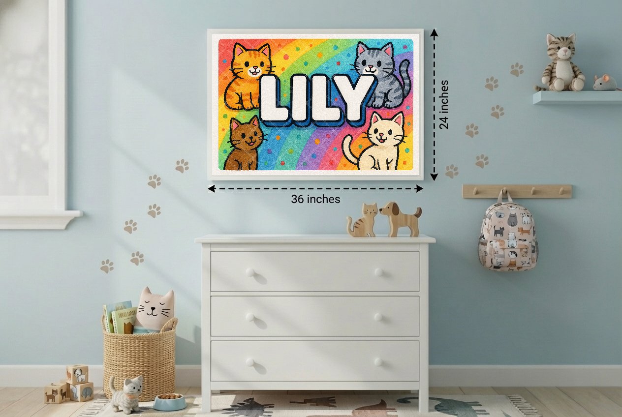 Personalized name art for Lily