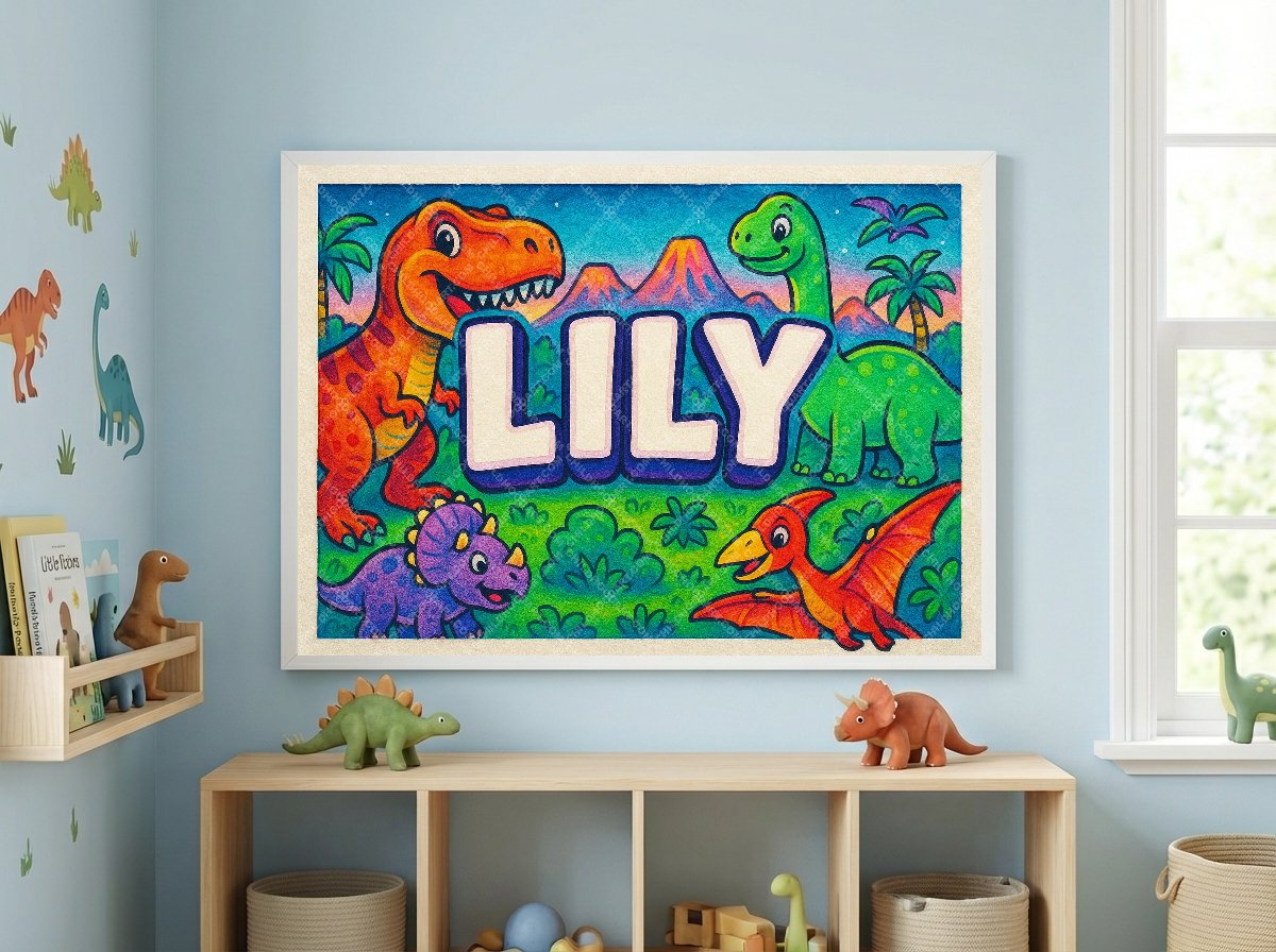 Personalized name art for Lily