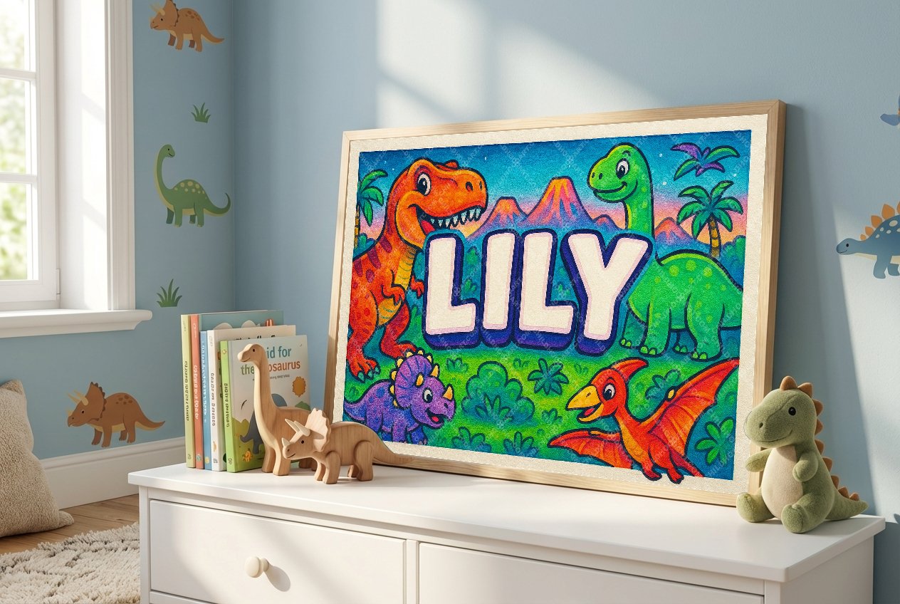 Personalized name art for Lily