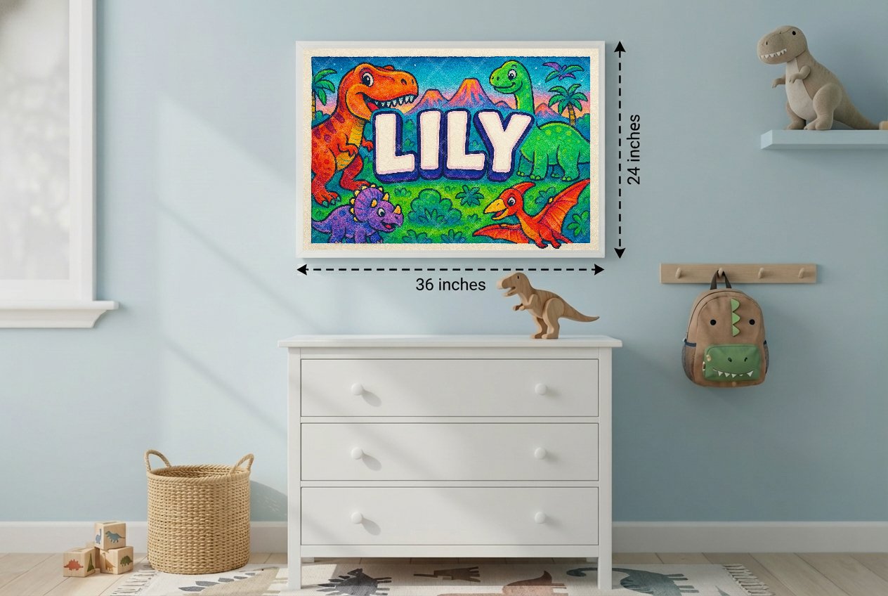 Personalized name art for Lily