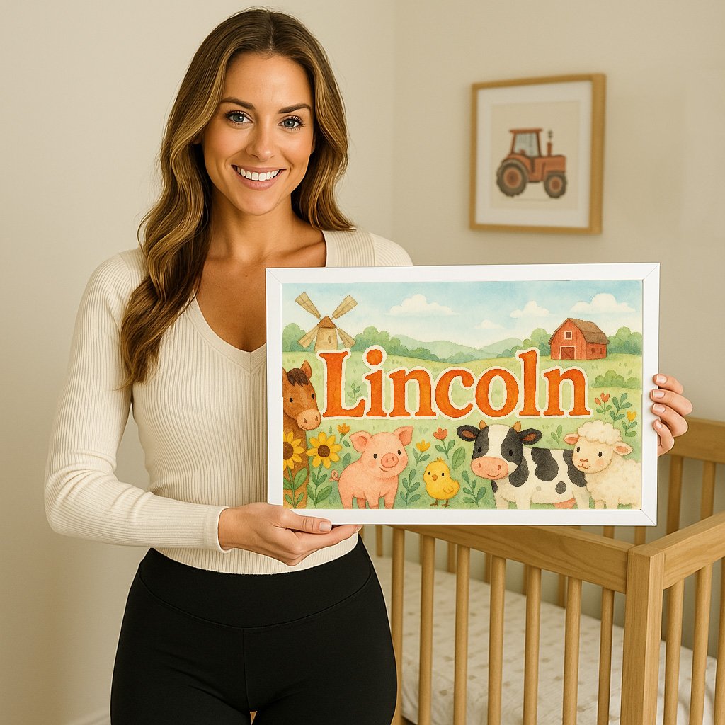 Lincoln's Customized Farm Name Art 02